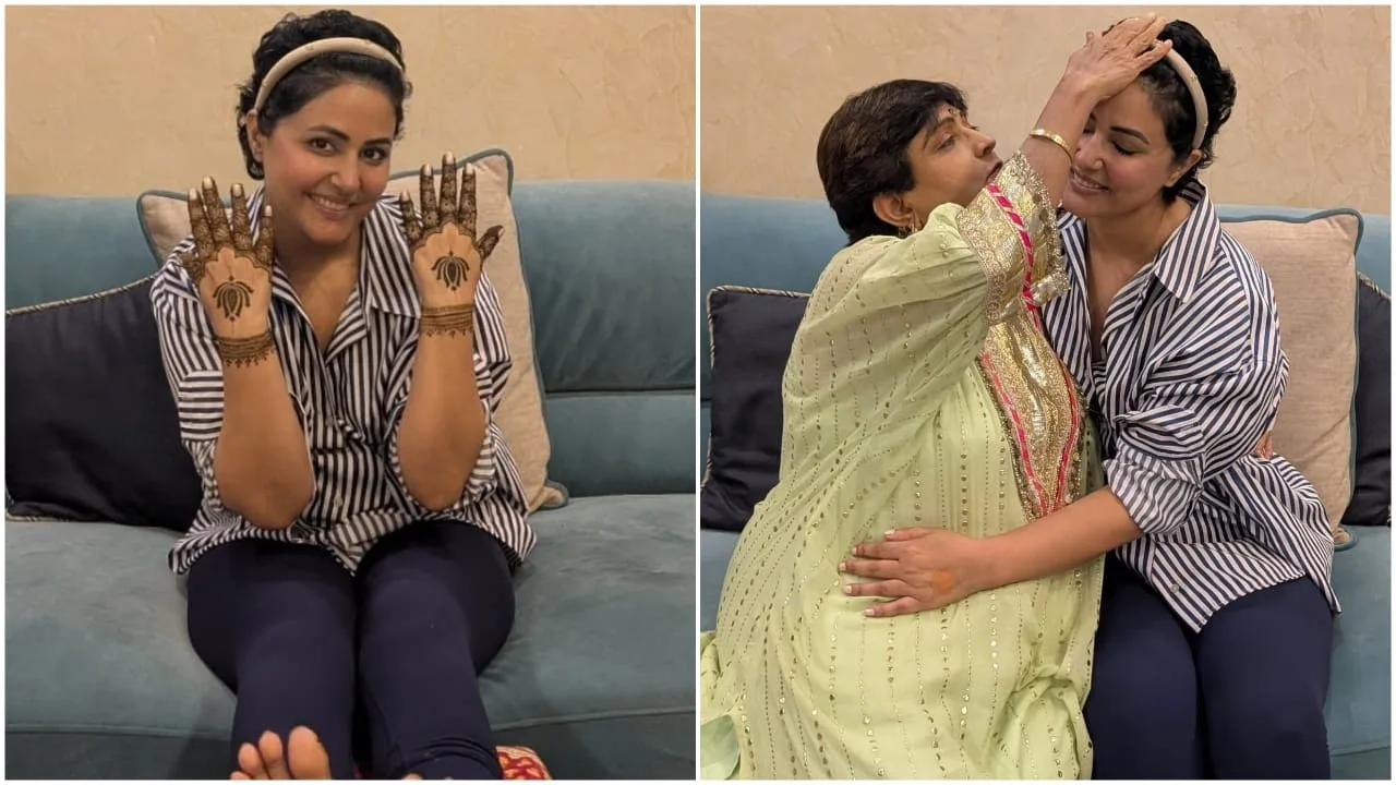 Hina Khan Mehendi Pictures